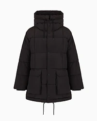 Padded jacket with hood ASV fabric