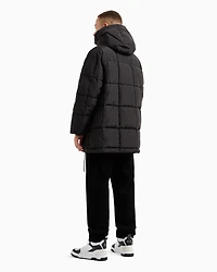 Padded jacket with hood ASV fabric