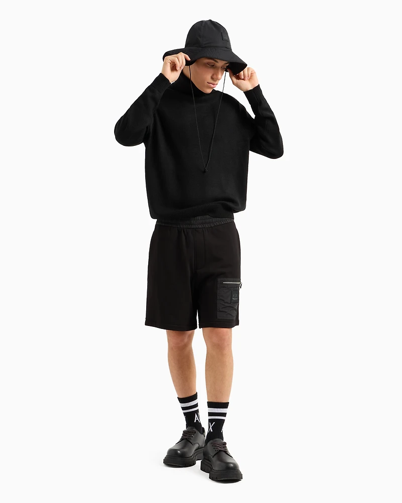 Wool Blend Turtleneck Sweater