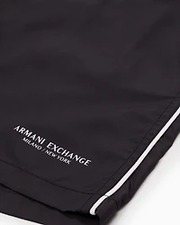Fabric swim boxer with logo