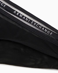Brazilian briefs tulle with logo