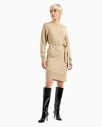 Longuette knitted dress