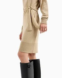 Longuette knitted dress