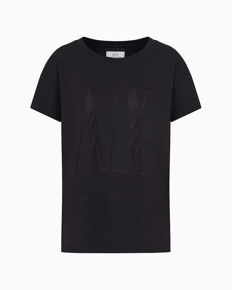 Icon Project over-fit T-shirt with maxi logo