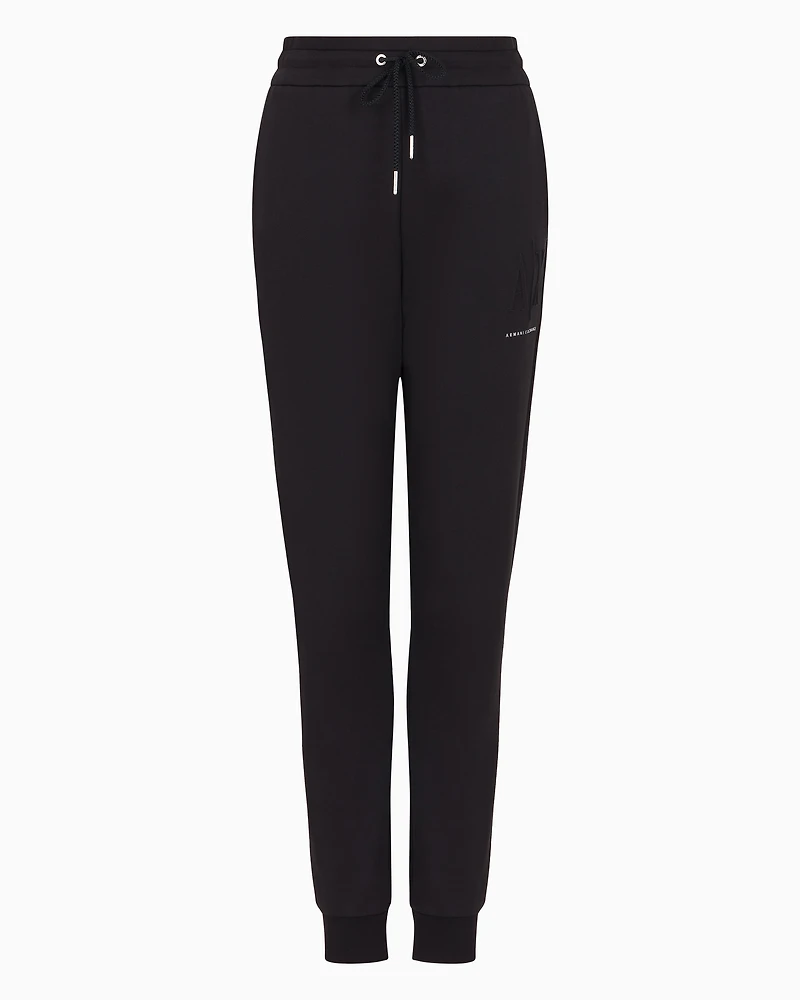 Jogger pants with embossed logo