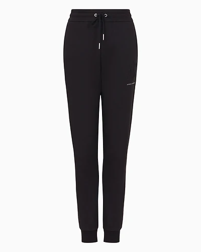 Jogger pants with embossed logo