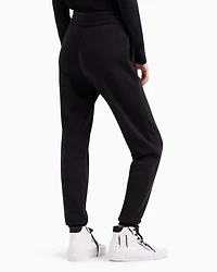 Jogger pants with embossed logo