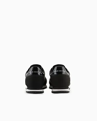 Sneakers with micro-suede, mesh and nylon details