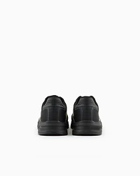 High-soled trainers with logo