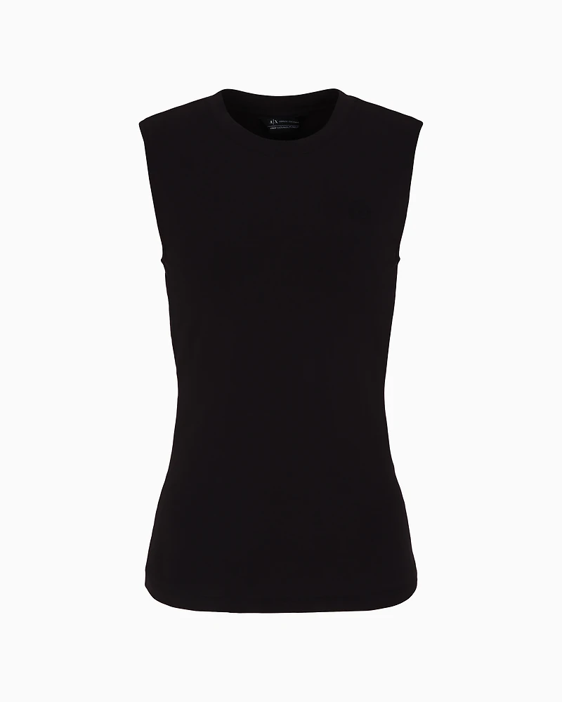 High neck top