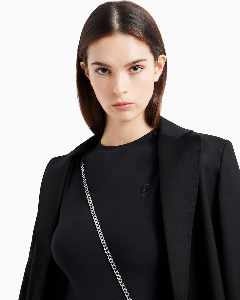 High neck top
