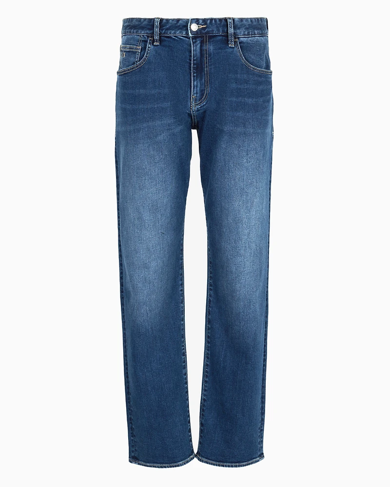 J13 slim fit jeans in indigo denim