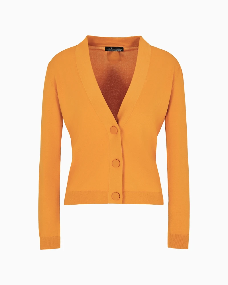 ASV Monogram Patch Recycled Knit Cardigan
