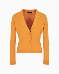 ASV Monogram Patch Recycled Knit Cardigan