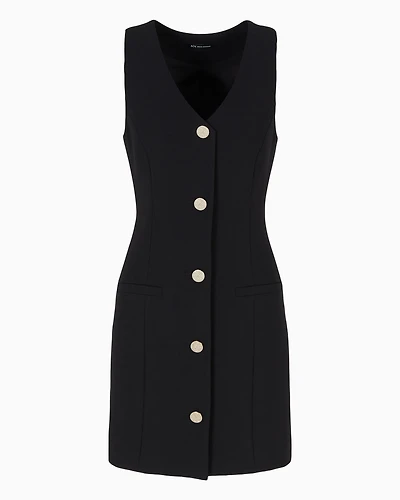 Short poplin dress
