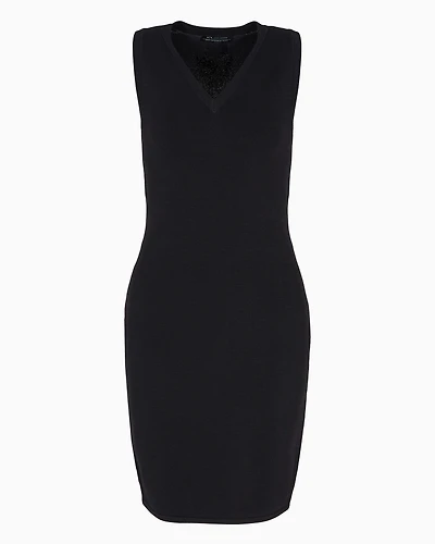 ASV recycled knitted midi dress