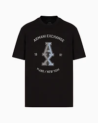 Regular fit T-shirt with maxi-print ASV cotton