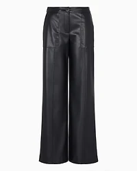 ASV coated fabric wide trousers