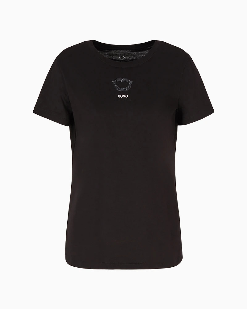 Regular fit T-shirt with XOXO print
