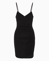 Draped matte jersey dress