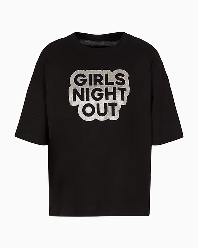Relaxed fit Girls night out t-shirt ASV fabric