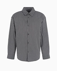 Regular fit dobby cotton shirt