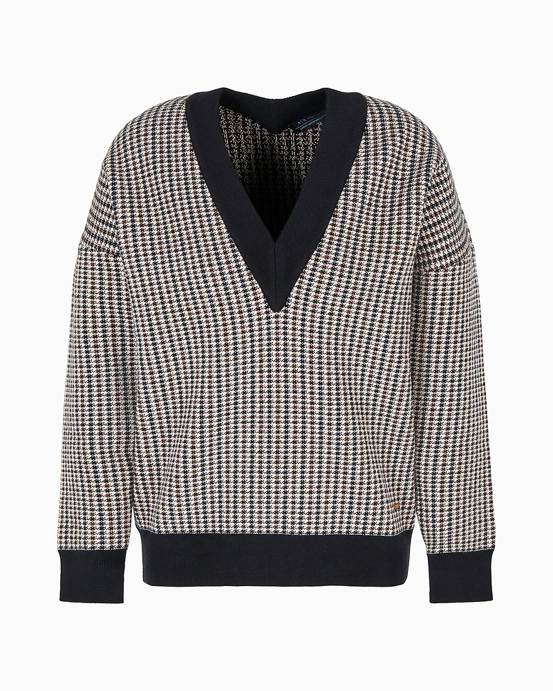 V-neck sweater