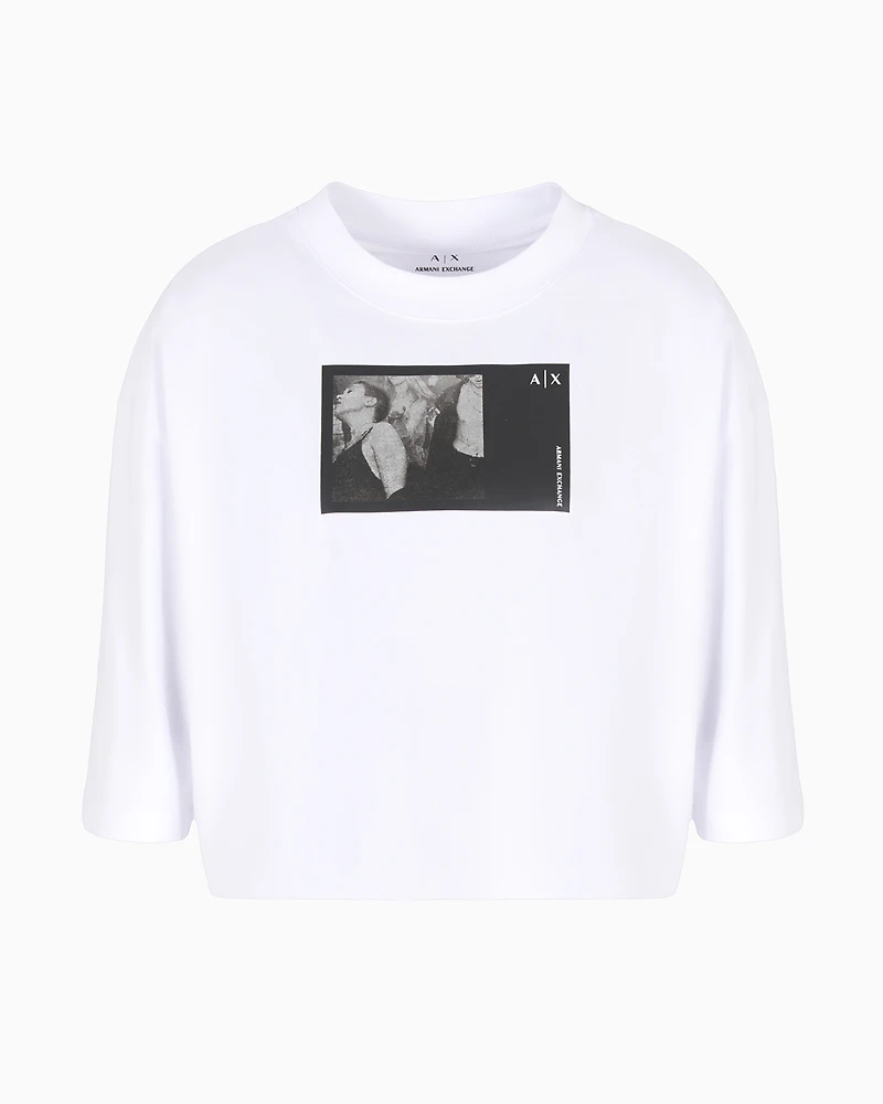 ASV Fabric Photo Print Cropped Fit T-Shirt