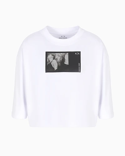 ASV Fabric Photo Print Cropped Fit T-Shirt