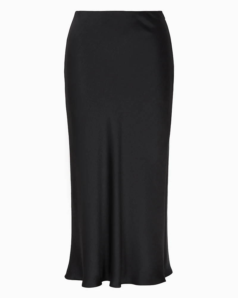 ASV Satin Midi Skirt