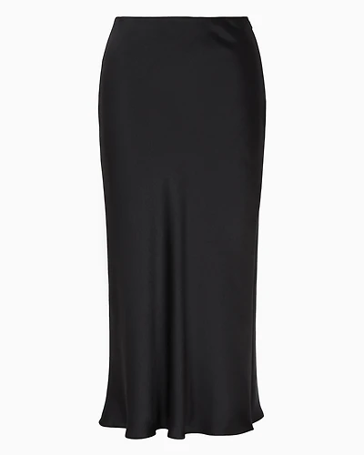 ASV Satin Midi Skirt