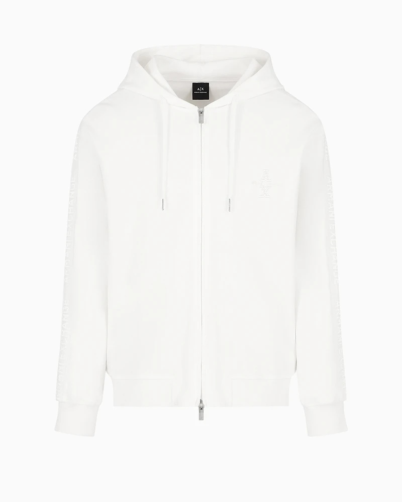 Cotton Interlock Zip Up Hoodie