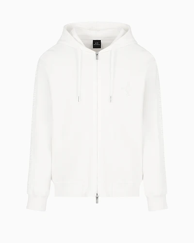Cotton Interlock Zip Up Hoodie
