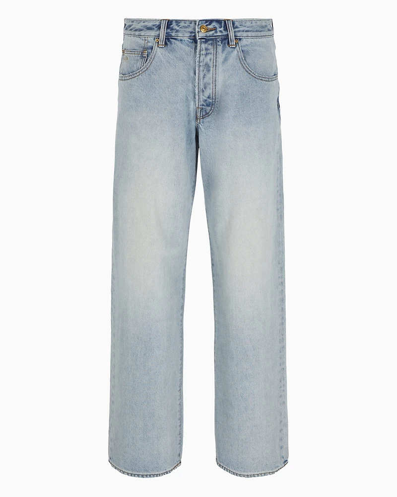 J83 Baggy Fit Jeans Light Indigo Denim