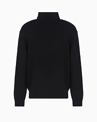 Wool Blend Turtleneck Sweater