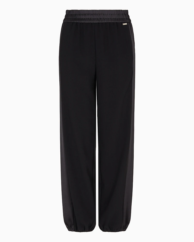 Jodhpur trousers with satin inserts