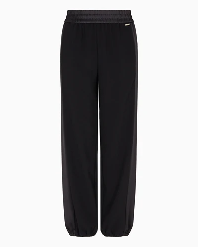 Jodhpur trousers with satin inserts