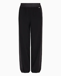 Jodhpur trousers with satin inserts
