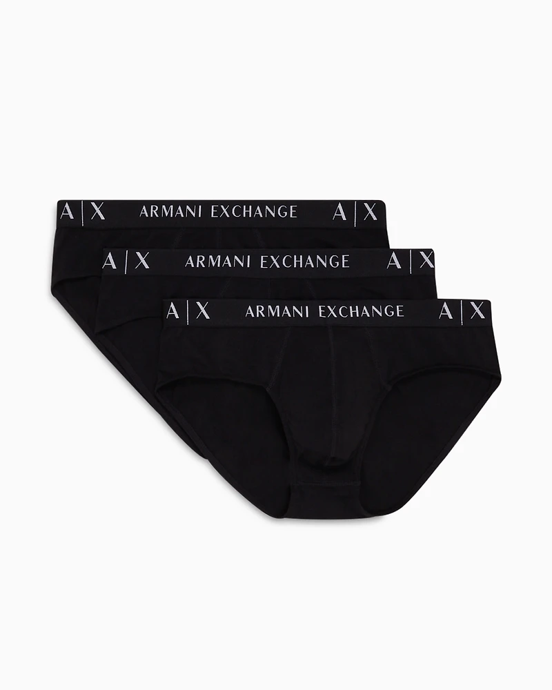 Stretch cotton briefs