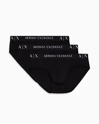 Stretch cotton briefs