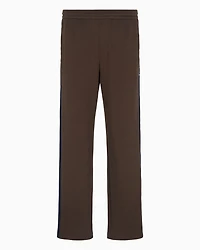 Regular fit trousers stretch cotton with elasticated waist