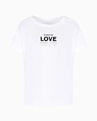 Relaxed fit T-shirt with "A shot of love" writing