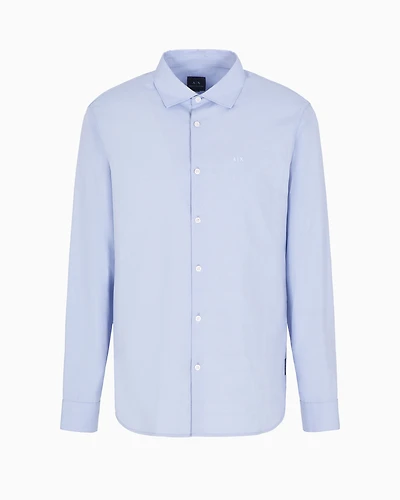 Regular fit shirt made of yarn dyed cotton