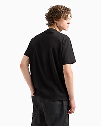 Regular fit T-shirt with maxi-print ASV cotton