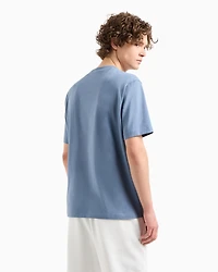 Regular fit T-shirt with Milan New York embroidery