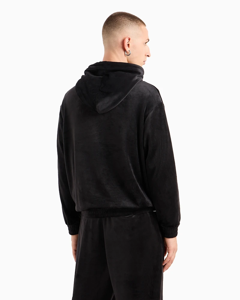 Velour hoodie
