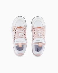 Sneakers with metal details and logo