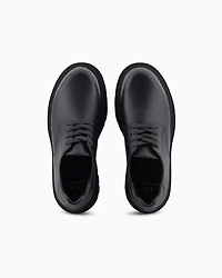 Genuine leather lace-ups