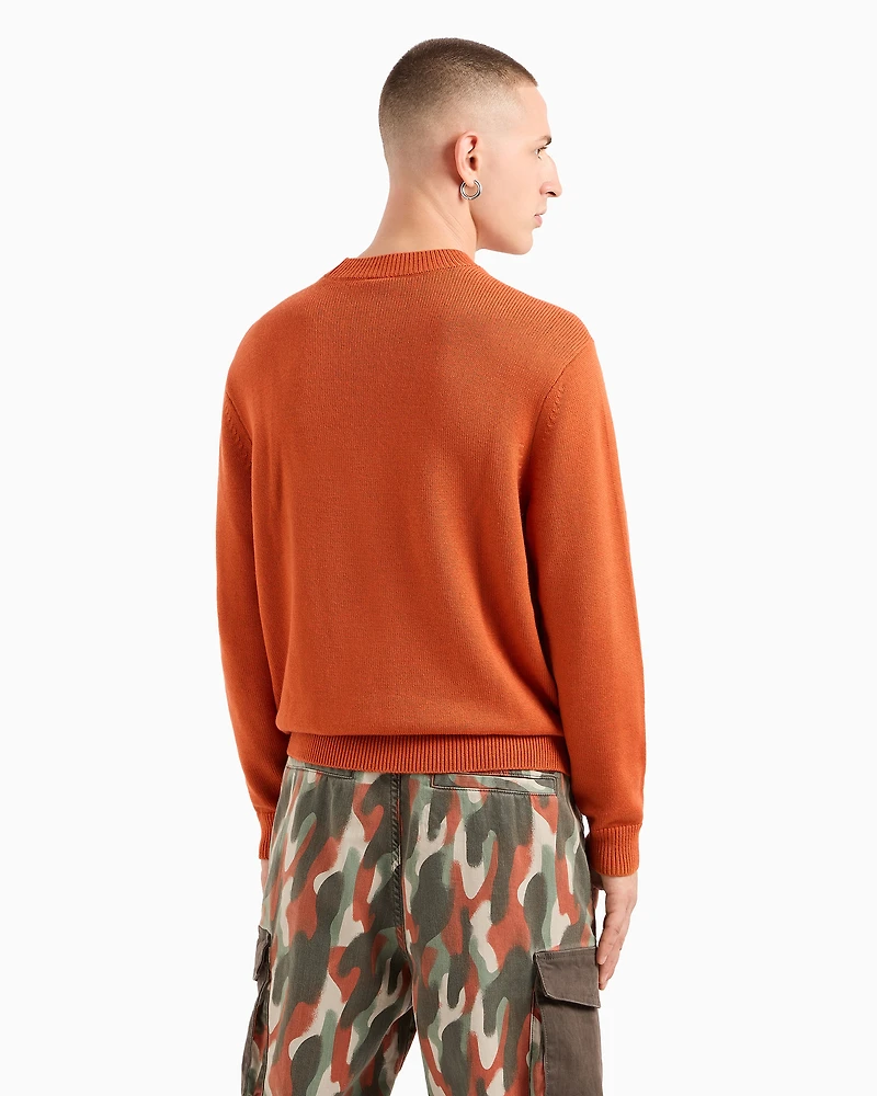 yarn crewneck sweater