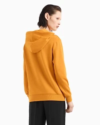 Hoodie with tone-on-tone monogram patch